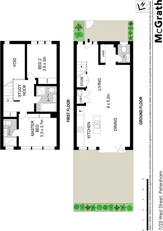 Floorplan of Homely townhouse listing, 7/23 West Street, Petersham NSW 2049
