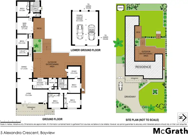 Floorplan of Homely house listing, 5 Alexandra Crescent, Bayview NSW 2104