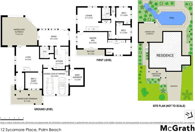 Floorplan of Homely house listing, 12 Sycamore Place, Palm Beach QLD 4221