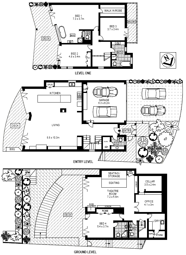 Floorplan of Homely house listing, 8 Bayview Street, Bronte NSW 2024