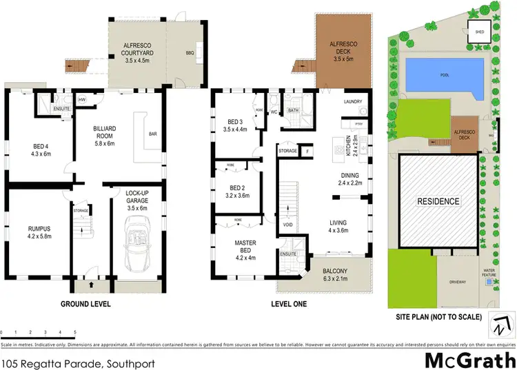 Floorplan of Homely house listing, 105 Regatta Parade, Southport QLD 4215
