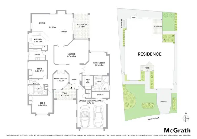 Floorplan of Homely house listing, 22 Traminer Court, Tweed Heads South NSW 2486