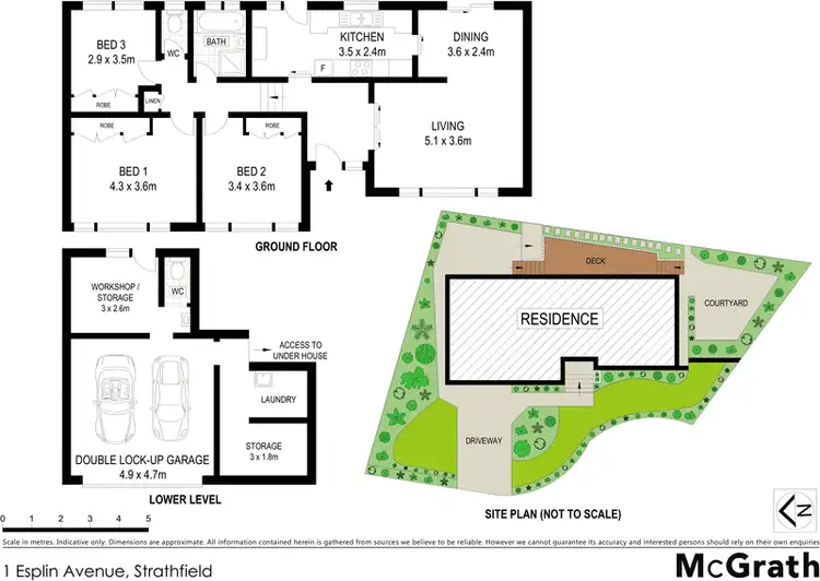 Floorplan of Homely house listing, 1 Esplin Avenue, Strathfield NSW 2135