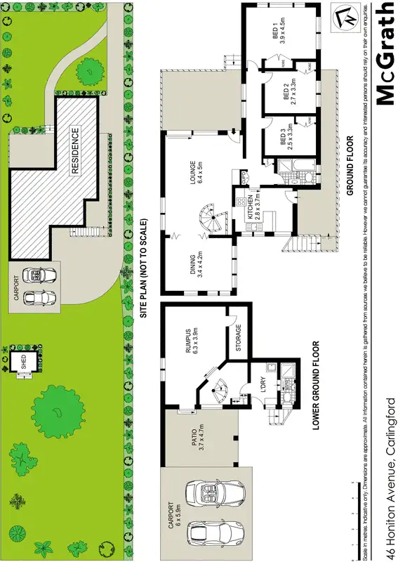 Floorplan of Homely house listing, 46 Honiton Avenue, Carlingford NSW 2118