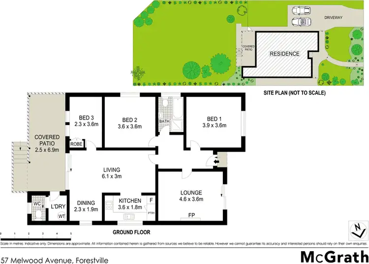 Floorplan of Homely house listing, 57 Melwood Avenue, Forestville NSW 2087