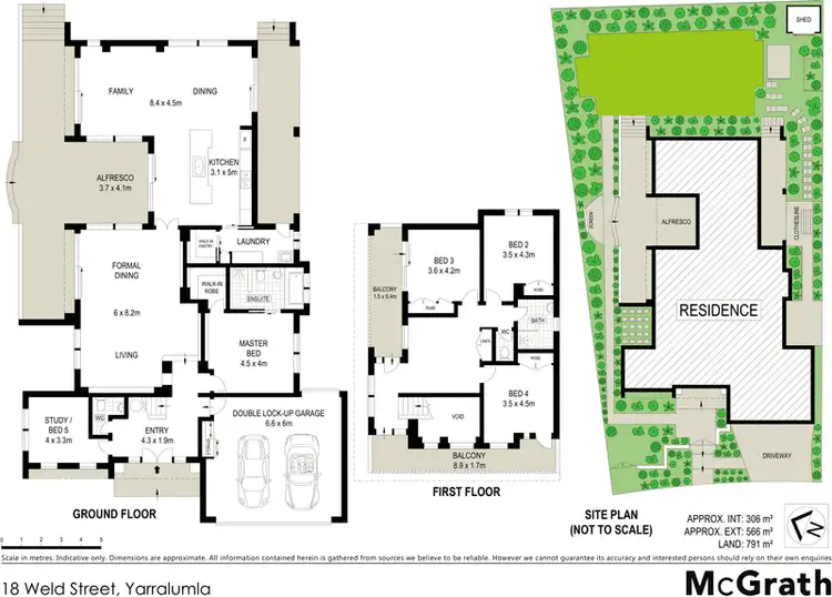 Floorplan of Homely house listing, 18 Weld Street, Yarralumla ACT 2600