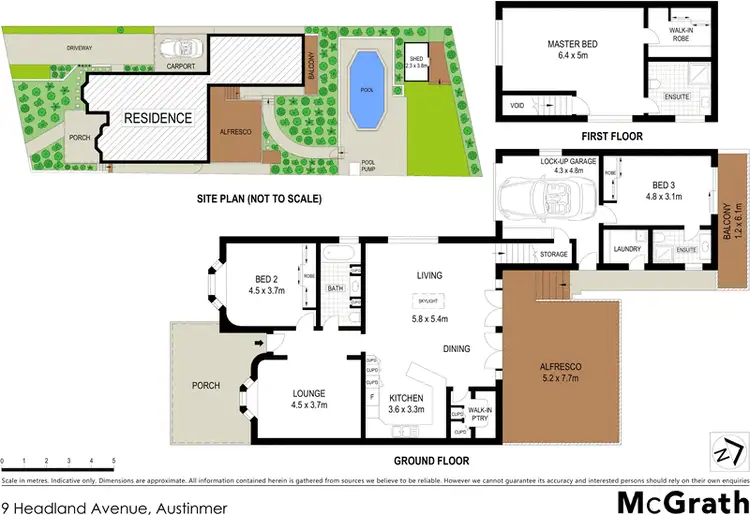 Floorplan of Homely house listing, 9 Headland Avenue, Austinmer NSW 2515