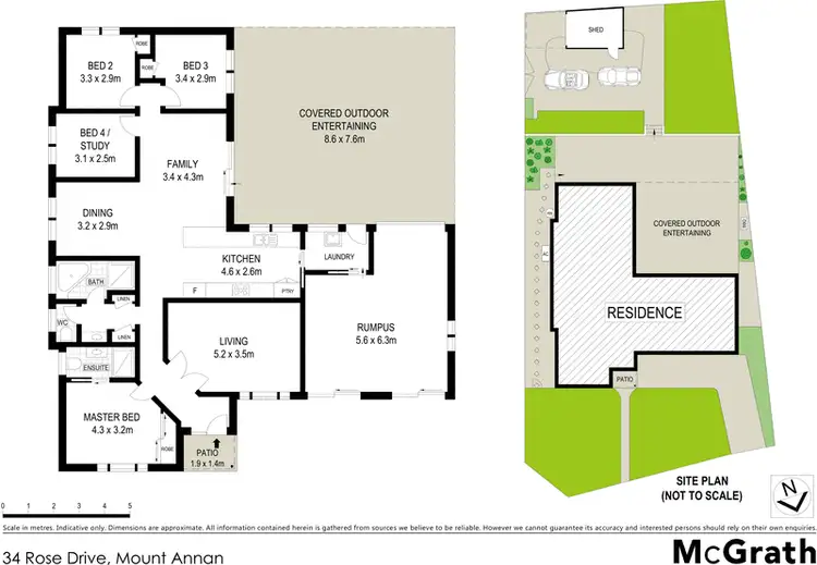 Floorplan of Homely house listing, 34 Rose Drive, Mount Annan NSW 2567