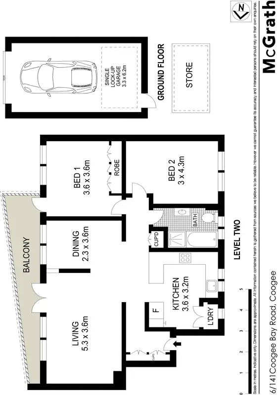 Floorplan of Homely apartment listing, 6/141 Coogee Bay Road, Coogee NSW 2034