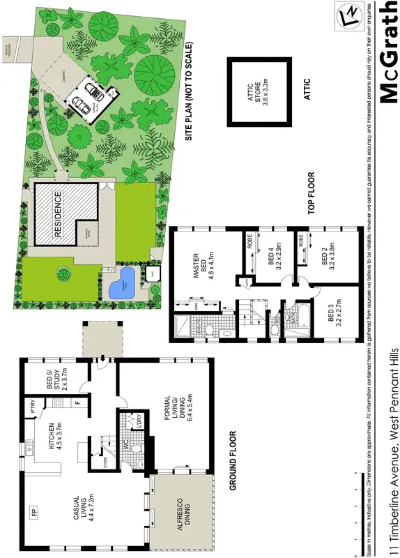 Floorplan of Homely house listing, 11 Timberline Avenue, West Pennant Hills NSW 2125
