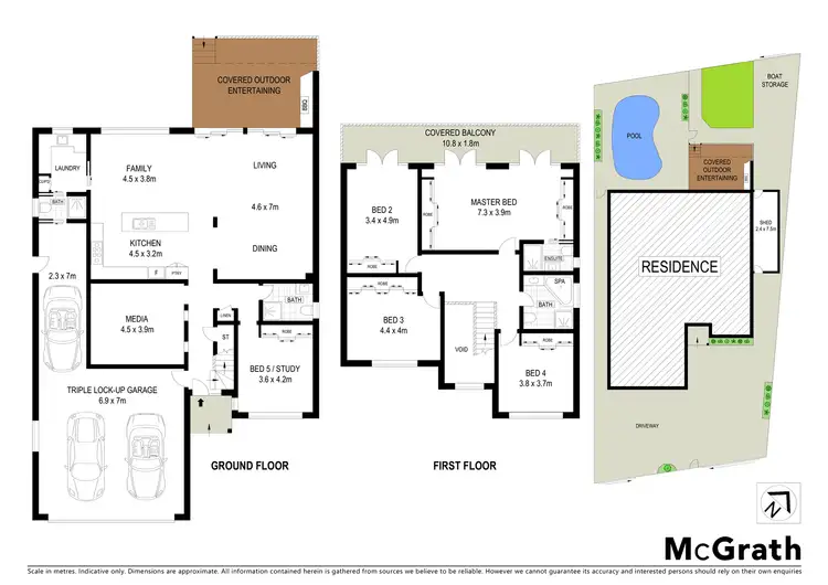Floorplan of Homely house listing, 105 The Esplanade, Oak Flats NSW 2529