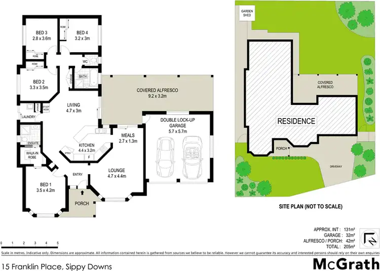 Floorplan of Homely house listing, 15 Franklin Place, Sippy Downs QLD 4556