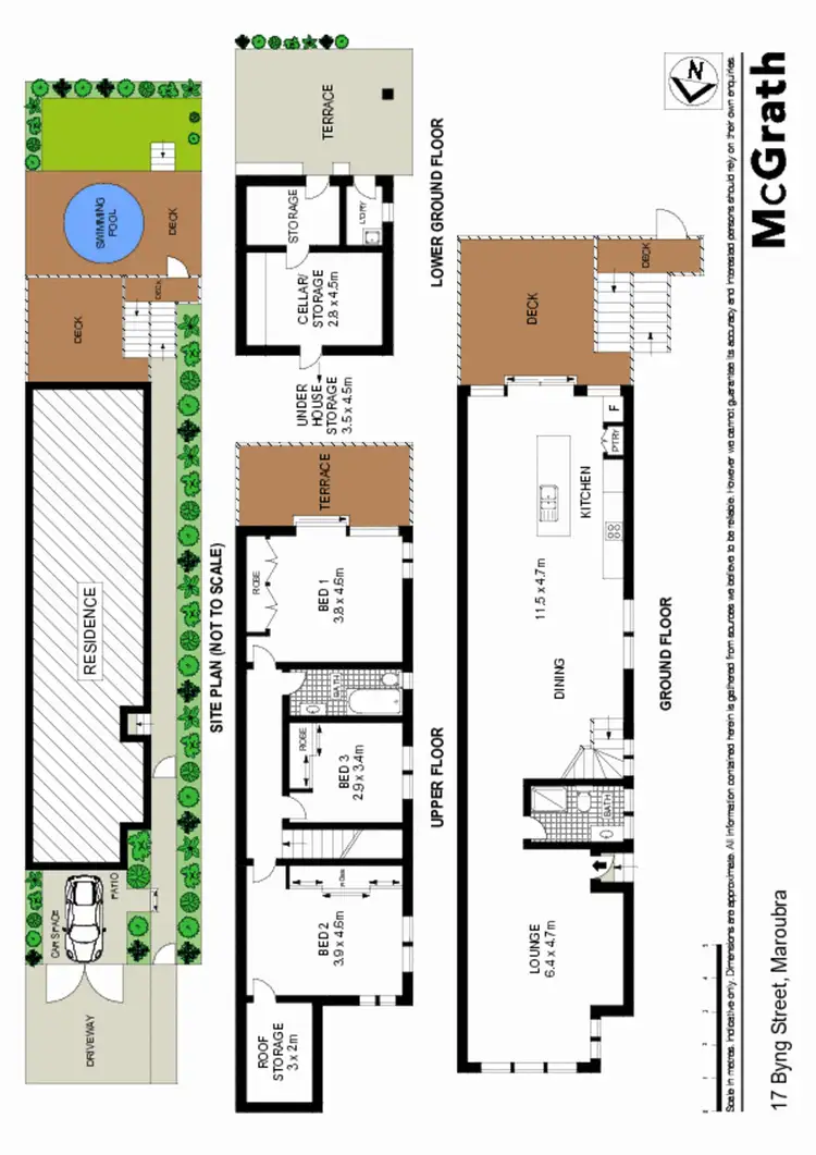 Floorplan of Homely house listing, 17 Byng Street, Maroubra NSW 2035