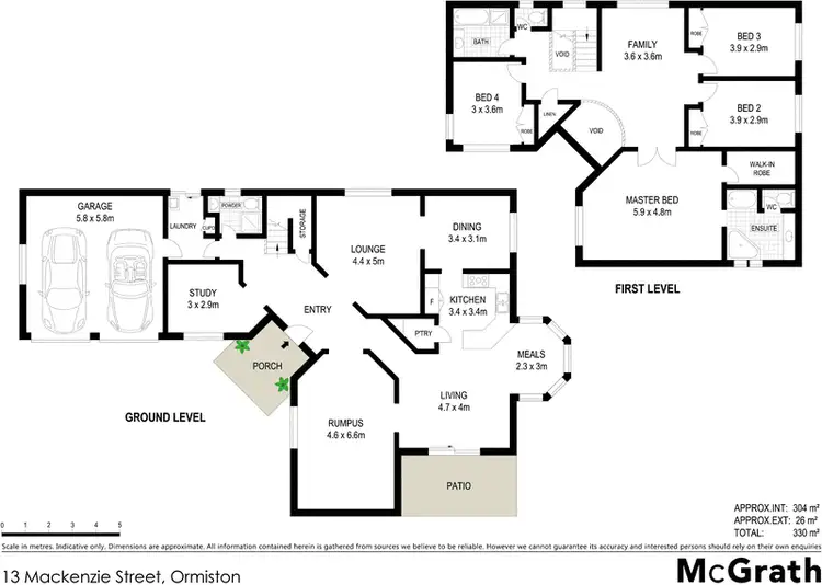 Floorplan of Homely house listing, 13 Mackenzie Street, Ormiston QLD 4160