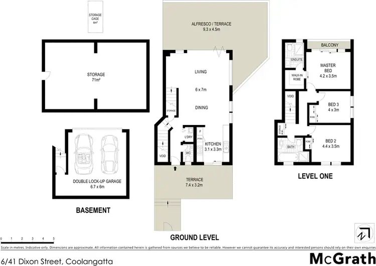 Floorplan of Homely townhouse listing, 6/41 Dixon Street, Coolangatta QLD 4225