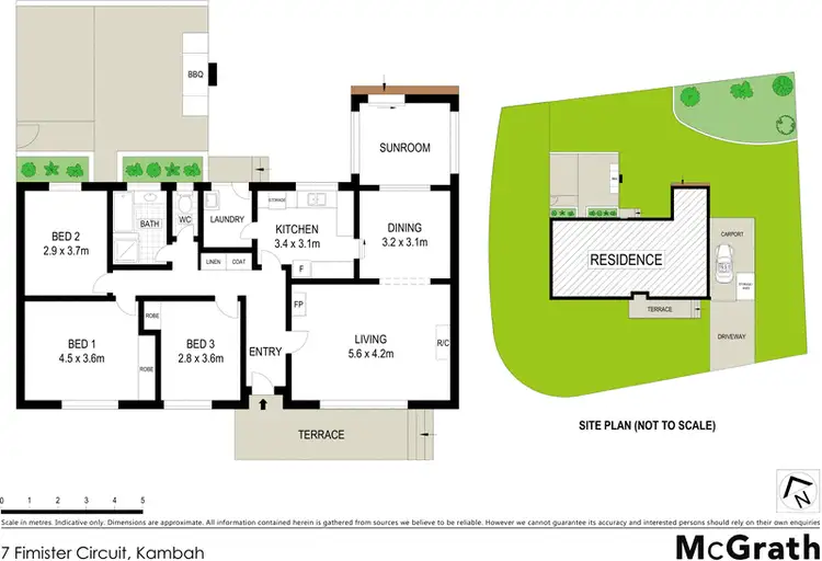 Floorplan of Homely house listing, 7 Fimister Circuit, Kambah ACT 2902