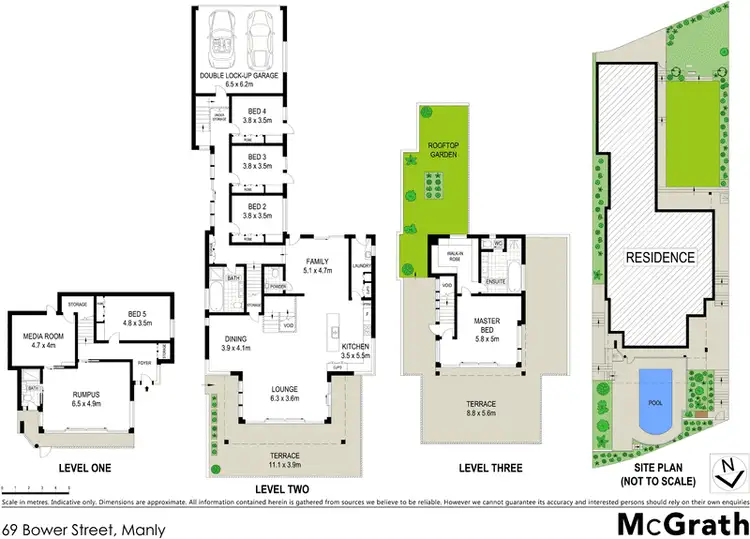 Floorplan of Homely house listing, 69 Bower Street, Manly NSW 2095