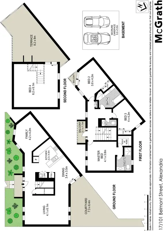 Floorplan of Homely house listing, 17/101 Belmont Street, Alexandria NSW 2015