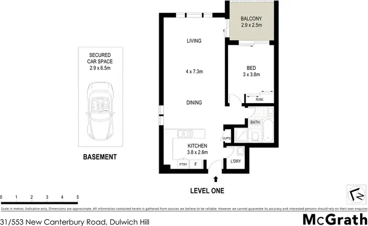 Floorplan of Homely apartment listing, 31/553 New Canterbury Road, Dulwich Hill NSW 2203