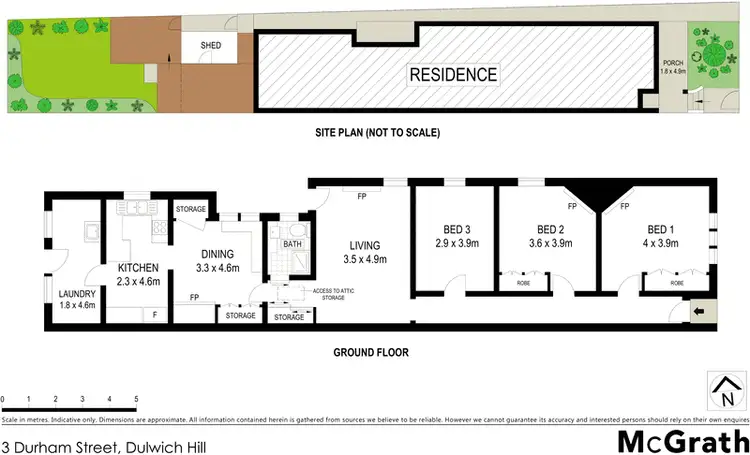 Floorplan of Homely house listing, 3 Durham Street, Dulwich Hill NSW 2203