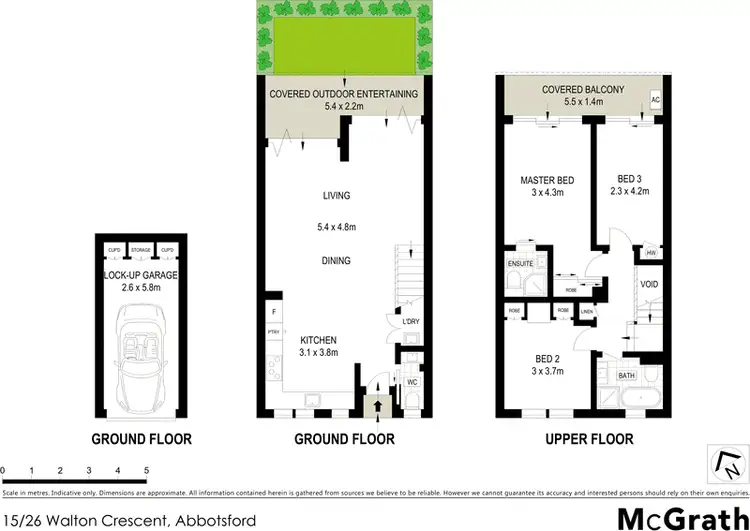 Floorplan of Homely townhouse listing, 15/26 Walton Crescent, Abbotsford NSW 2046