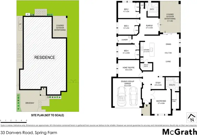 Floorplan of Homely house listing, 33 Danvers Road, Spring Farm NSW 2570