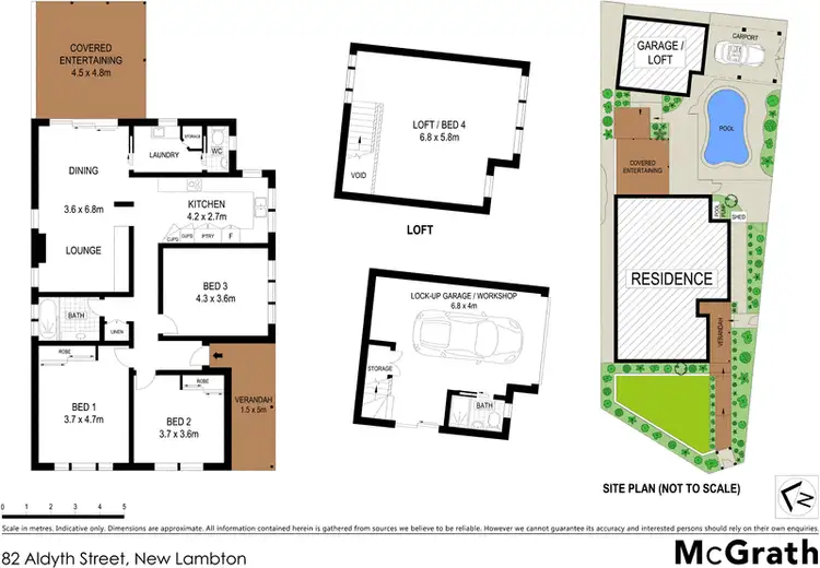 Floorplan of Homely house listing, 82 Aldyth Street, New Lambton NSW 2305