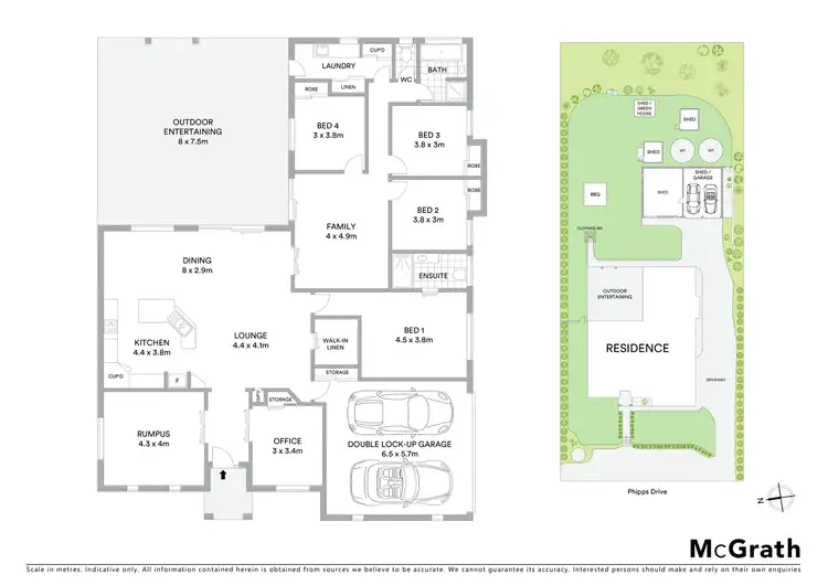 Floorplan of Homely house listing, 53 Phipps Drive, Meringandan West QLD 4352