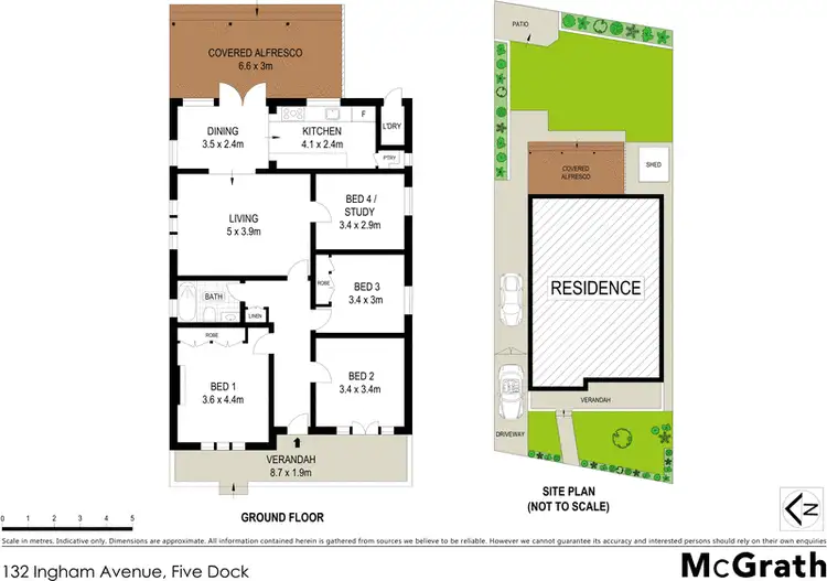Floorplan of Homely house listing, 132 Ingham Avenue, Five Dock NSW 2046