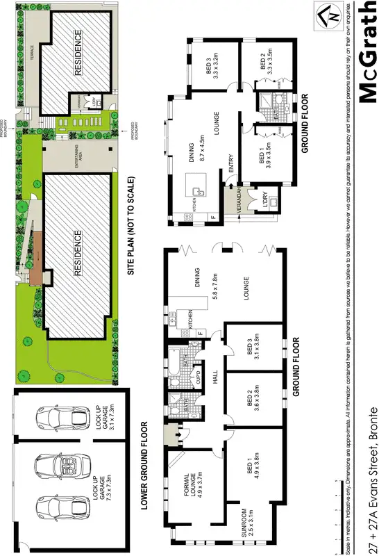 Floorplan of Homely house listing, 27 and 27a Evans Street, Bronte NSW 2024