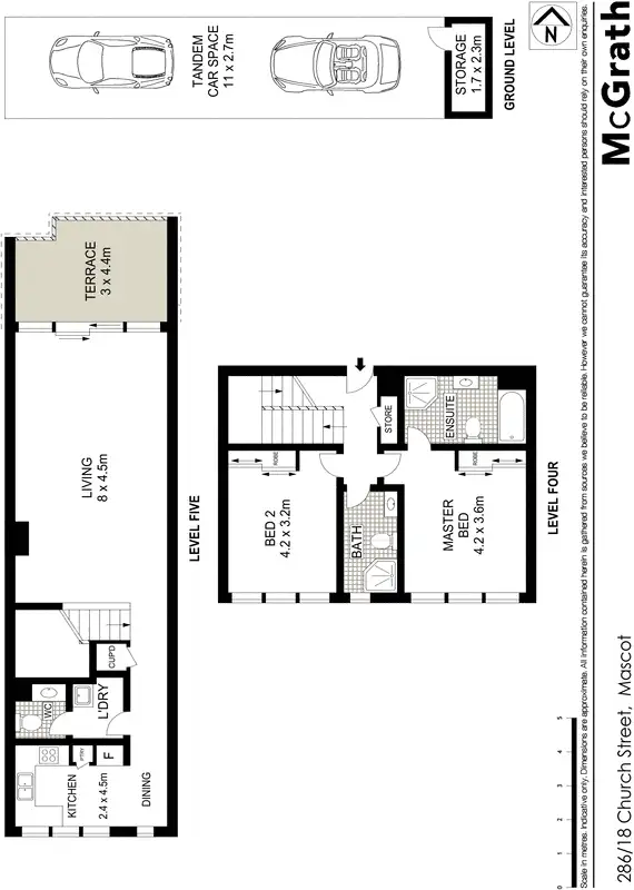 Floorplan of Homely apartment listing, 286/18 Church Avenue, Mascot NSW 2020