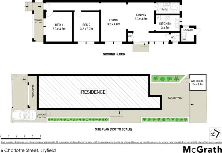 Floorplan of Homely house listing, 6 Charlotte Street, Lilyfield NSW 2040