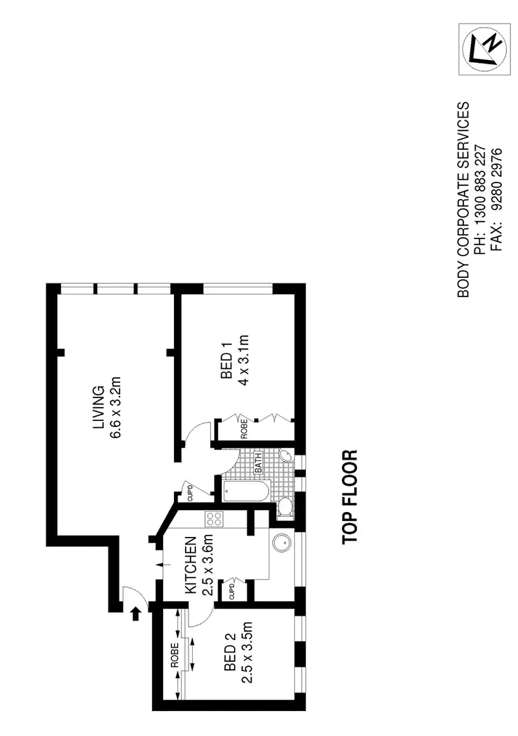 Floorplan of Homely apartment listing, 11/65 Birriga Road, Bellevue Hill NSW 2023