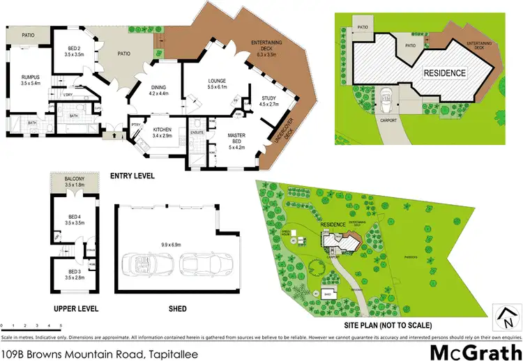 Floorplan of Homely rural property listing, 109B Browns Mountain Road, Tapitallee NSW 2540