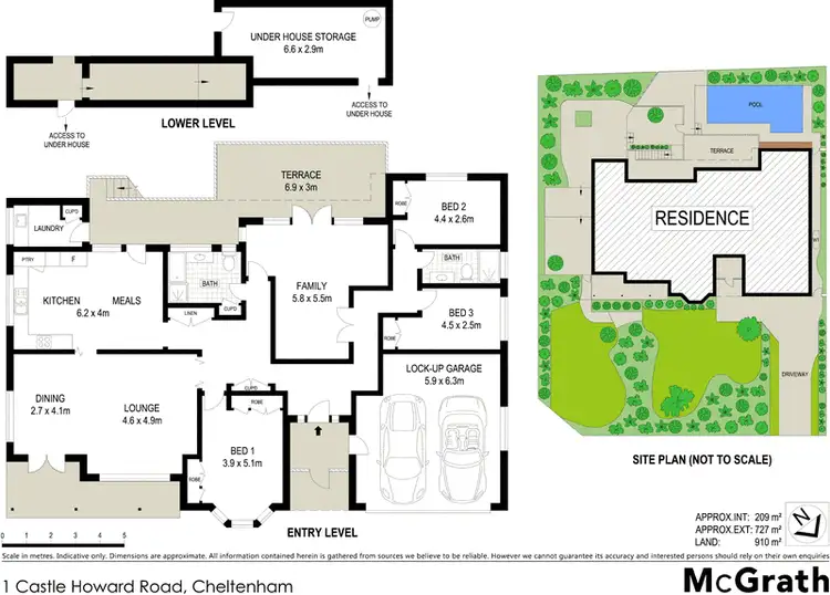 Floorplan of Homely house listing, 1 Castle Howard Road, Cheltenham NSW 2119