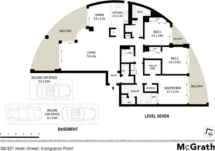 Floorplan of Homely apartment listing, 58/321 Main Street, Kangaroo Point QLD 4169