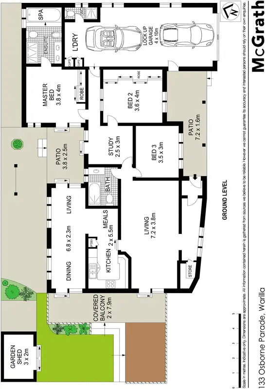 Floorplan of Homely house listing, 133 Osborne Parade, Warilla NSW 2528