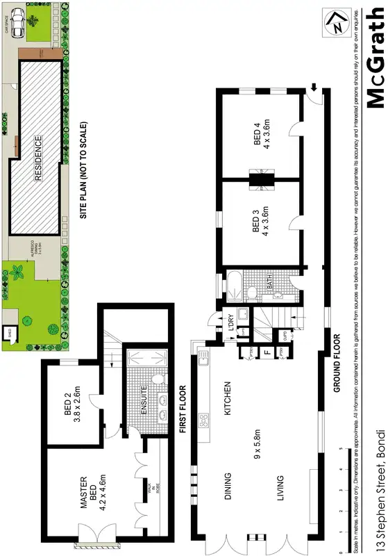 Floorplan of Homely house listing, 13 Stephen Street, Bondi NSW 2026