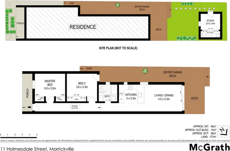 Floorplan of Homely house listing, 11 Holmesdale Street, Marrickville NSW 2204