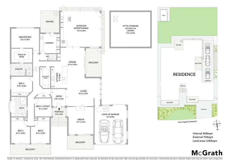 Floorplan of Homely house listing, 51 Korrongulla Crescent, Primbee NSW 2502