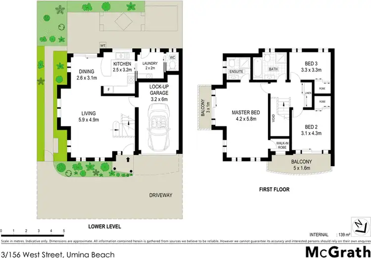 Floorplan of Homely townhouse listing, 3/156 West Street, Umina Beach NSW 2257