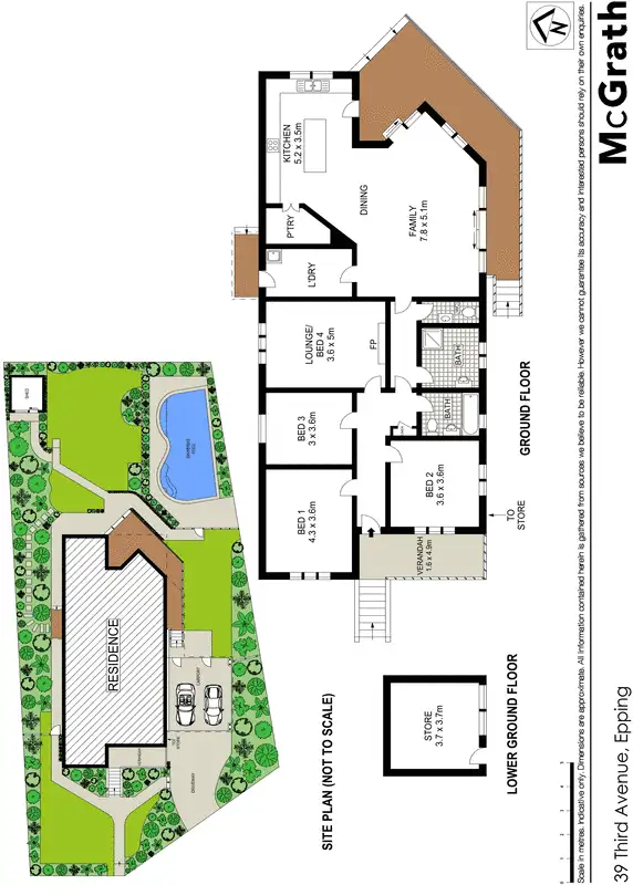 Floorplan of Homely house listing, 39 Third Avenue, Epping NSW 2121