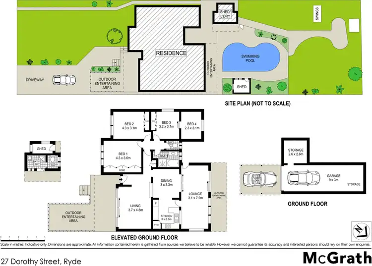 Floorplan of Homely house listing, 27 Dorothy Street, Ryde NSW 2112