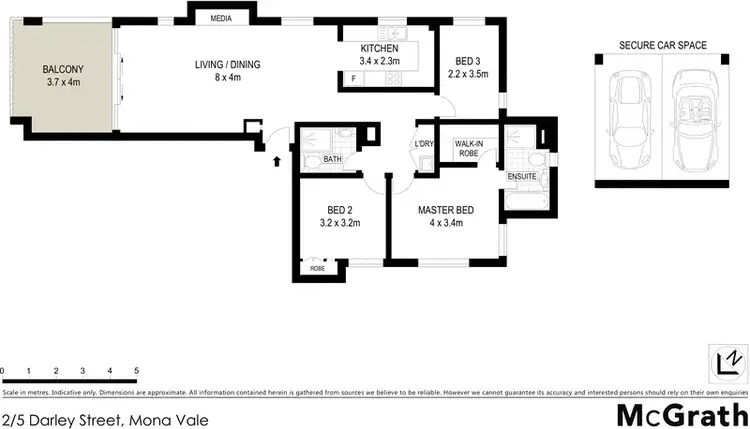 Floorplan of Homely apartment listing, 2/5 Darley Street, Mona Vale NSW 2103