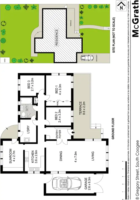 Floorplan of Homely house listing, 8 Gregory Street, South Coogee NSW 2034