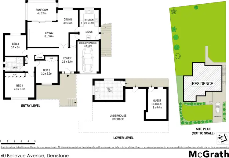 Floorplan of Homely house listing, 60 Bellevue Avenue, Denistone NSW 2114