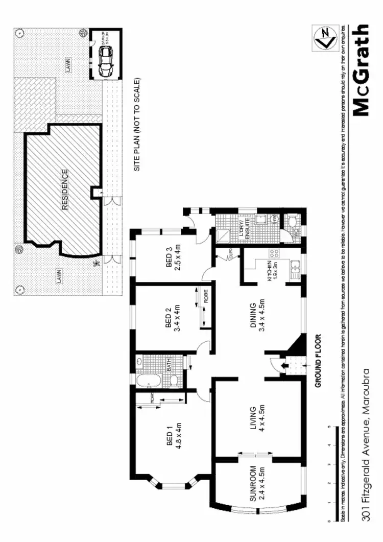 Floorplan of Homely house listing, 301 Fitzgerald Avenue, Maroubra NSW 2035