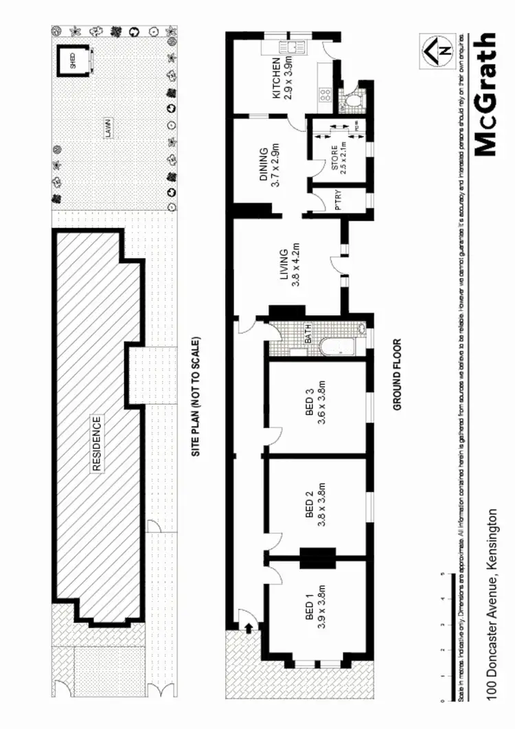 Floorplan of Homely house listing, 100 Doncaster Avenue, Kensington NSW 2033