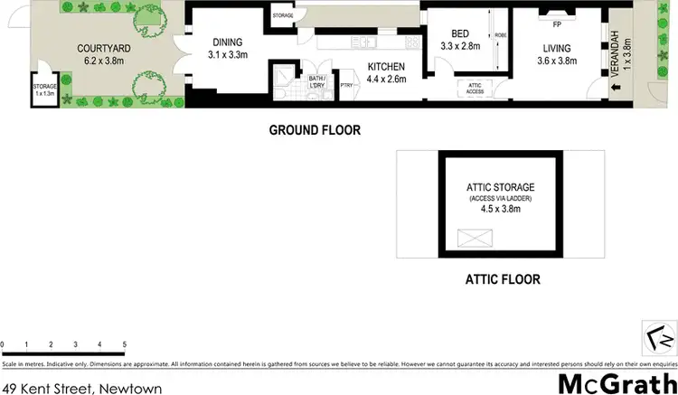 Floorplan of Homely house listing, 49 Kent Street, Newtown NSW 2042