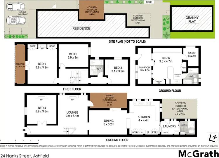 Floorplan of Homely house listing, 24 Hanks Street, Ashfield NSW 2131